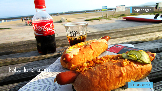 須磨コペンハーゲンで須磨海岸