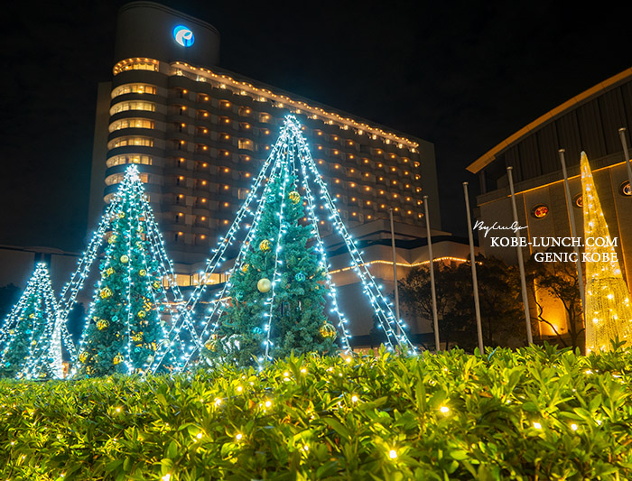 ポートピアホテルライトアップ