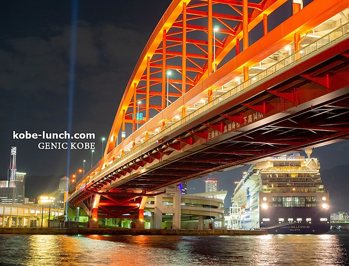 神戸大橋夜景