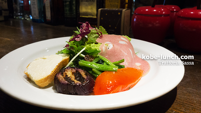 トラットリアサッサのランチ