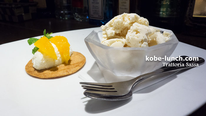 トラットリアサッサのデザート