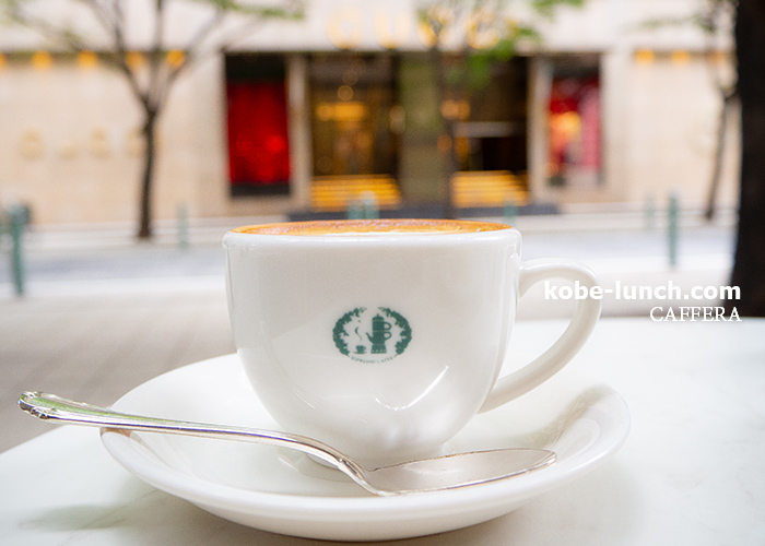 神戸大丸カフェラ コーヒー ラテアート