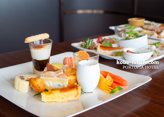 ポートアイランドにあるポートピアホテルのランチ