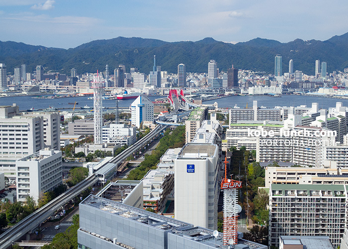 ポートピアホテルからの景色