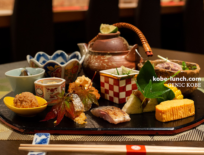料理人たに田 コスパ抜群 美しき前菜の和食ランチ 神戸三宮 神戸ランチドットコム