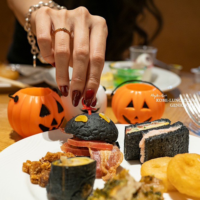 神戸ポートピアホテルハロウィンスイーツブッフェ