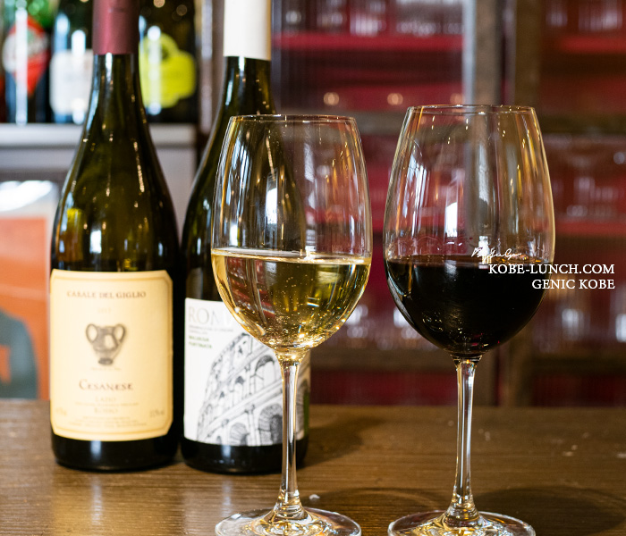 オステリアカリメロ神戸　ワイン