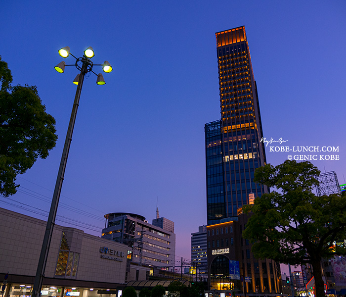 神戸三宮阪急ビル 夜景