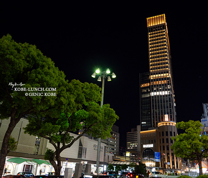 神戸三宮阪急ビル 夜景
