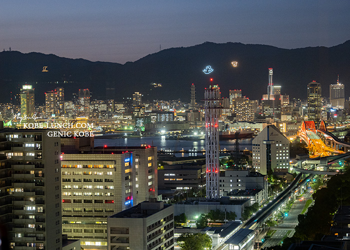 神戸ポートピアホテル 夜景