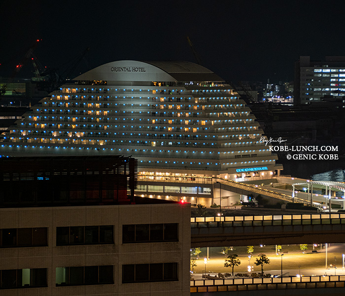 メリケンパークオリエンタルホテルの外観