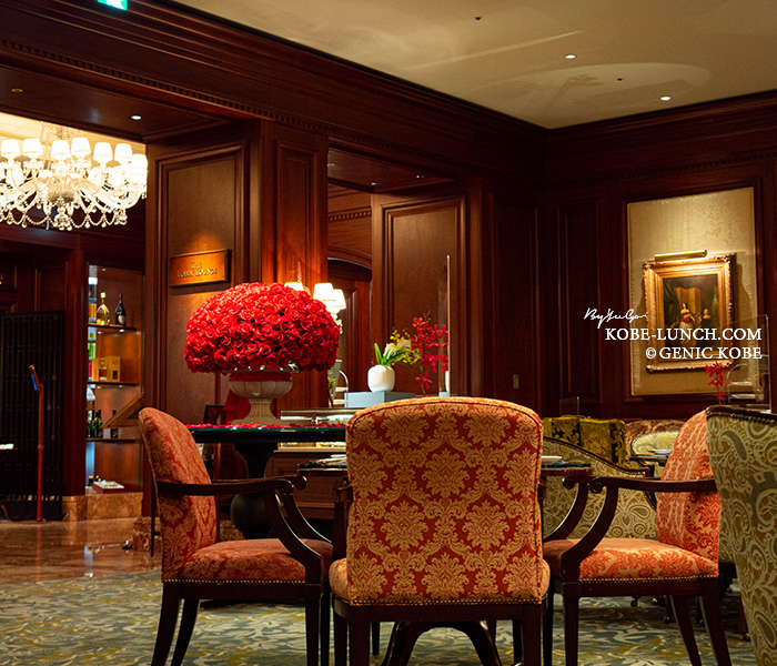 リッツカールトン大阪 ロビーラウンジのインテリア