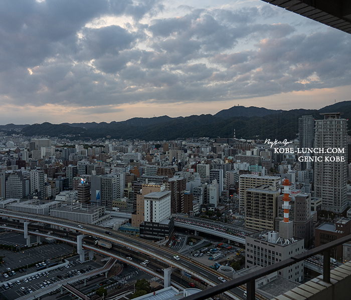 ホテルオークラ神戸に宿泊 部屋からの風景