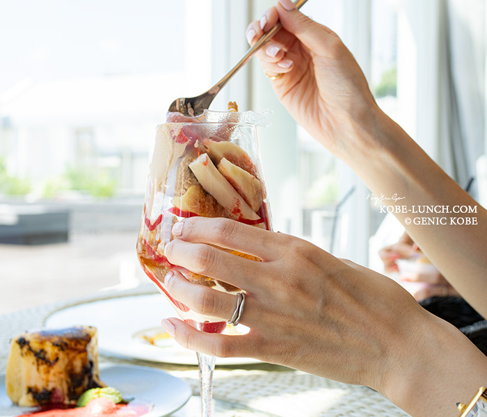 オーシャンプレイスのパフェ