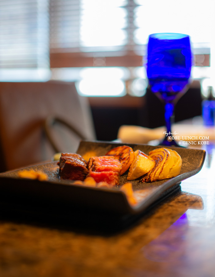 オリエンタルホテル居留地のミディアムレアでランチ