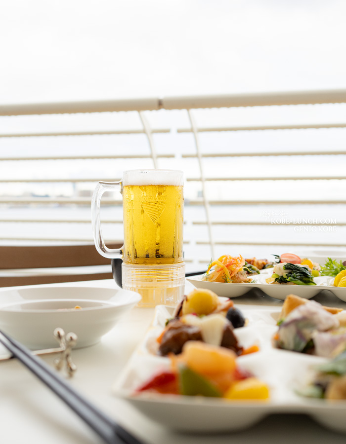 神戸メリケンパークオリエンタルホテルのビアガーデン